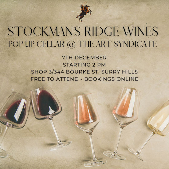 Stockman's Ridge Wines Pop Up Cellar Door at The Art Syndicate