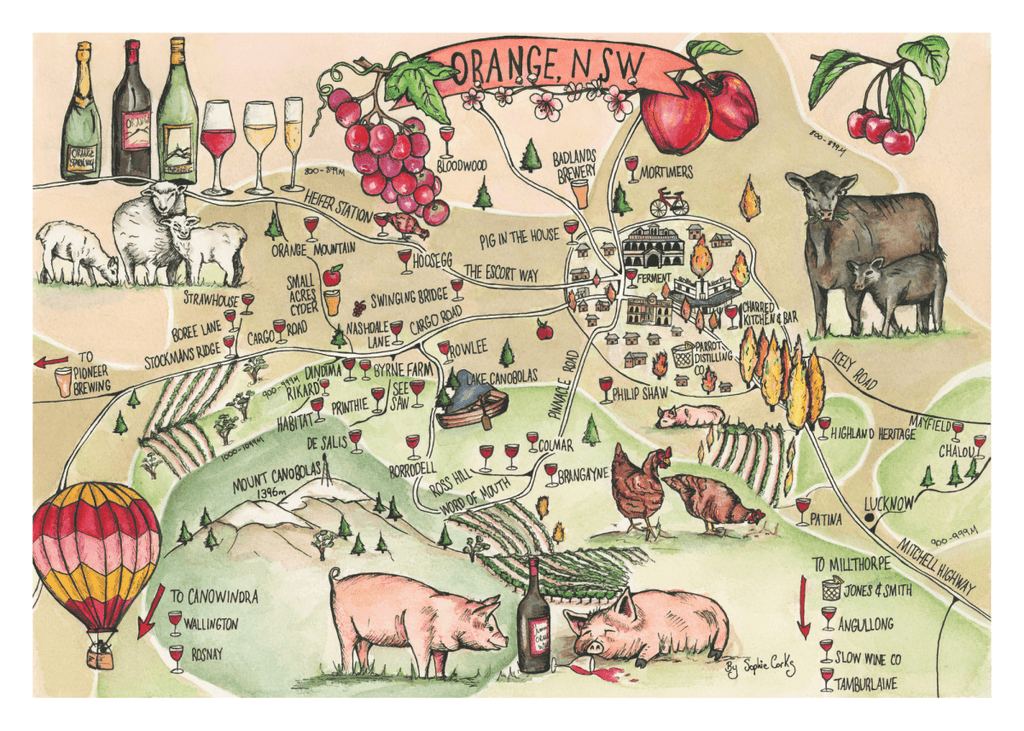 Orange Wine Map Tea Towel Stockman s Ridge Wines orange-wine-map-tea-towel-stockman-s-ridge-wines